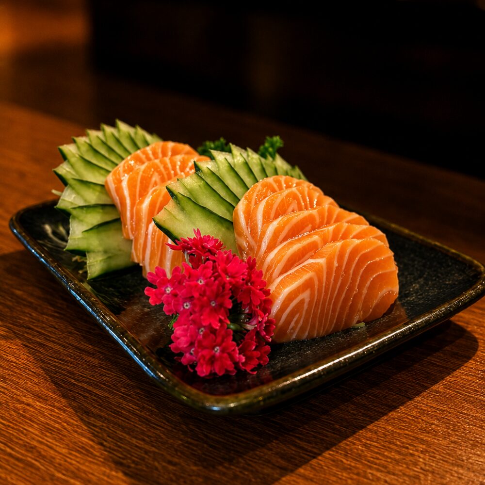 Sashimi de salmão